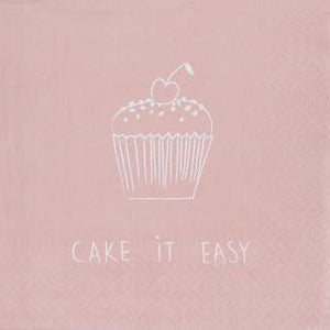 Servietten "Cake it easy"