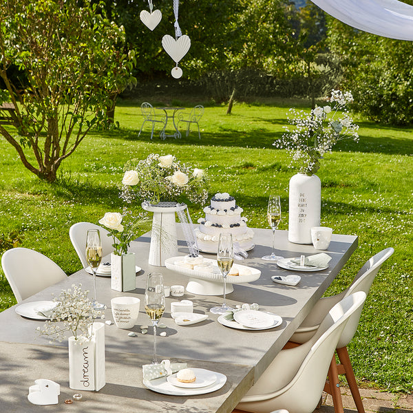 Räder, Hochzeit. Herzdose "Memories made with Love"
