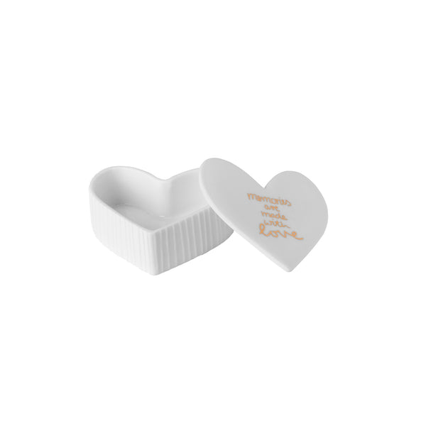 Räder, Hochzeit. Herzdose "Memories made with Love"