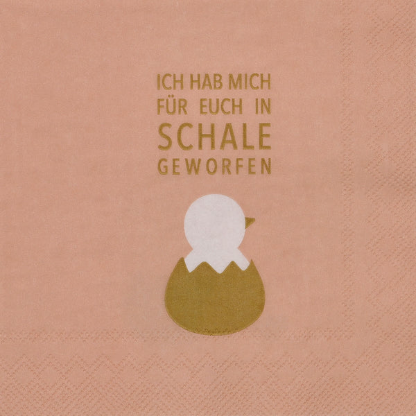 Räder, Cocktailserviette "In Schale geworfen"