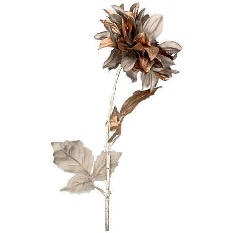 Exner, Dekoblume Dahlia, bronze, 15x5 cm