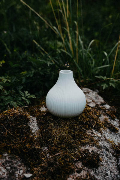 Vase aus Keramik "Ekenäs", weiß L