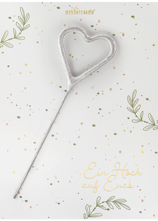 Wondercandle, Mini-Wondercard, Ein Hoch auf Euch, grün