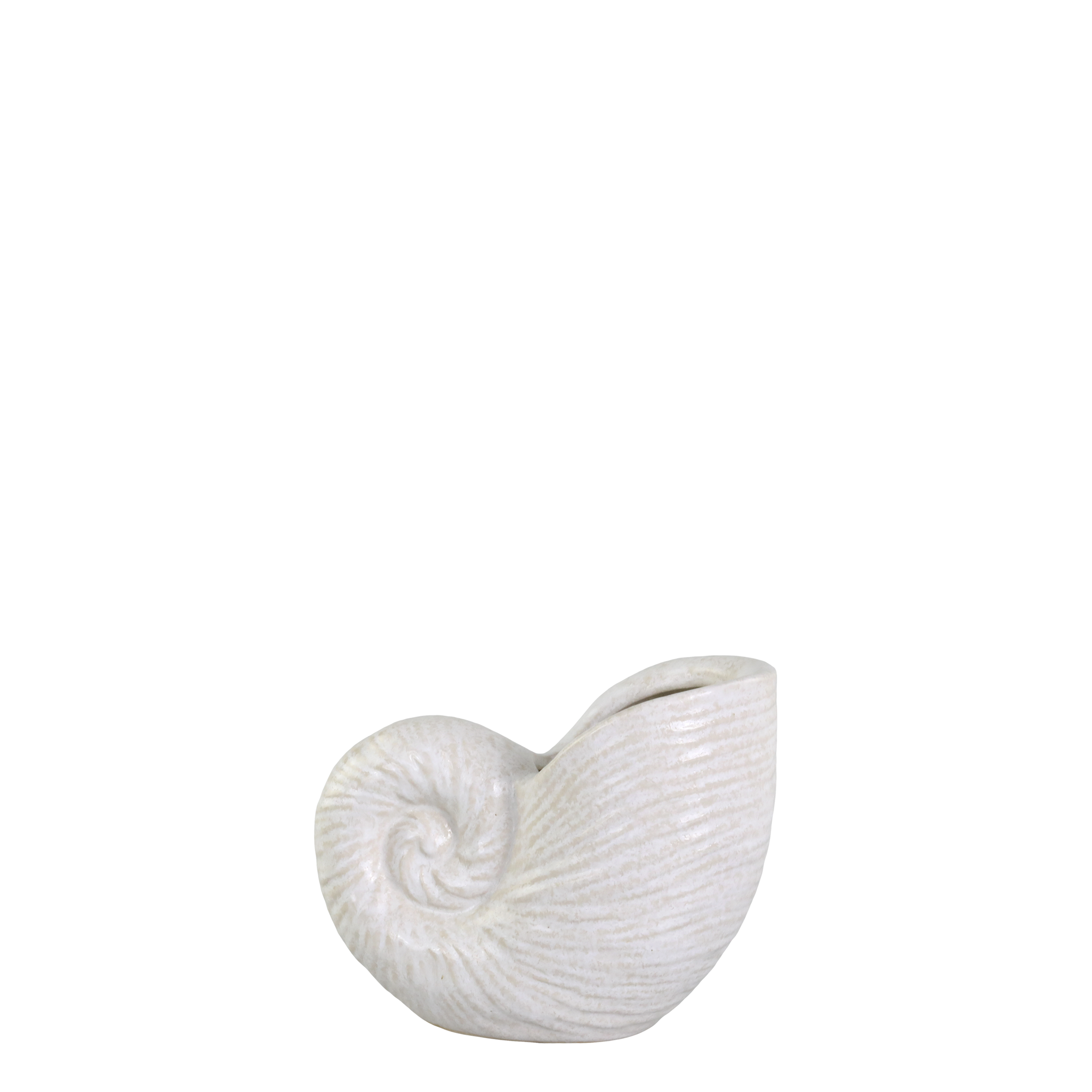 Chic Antique, Vase Muschel, antique creme