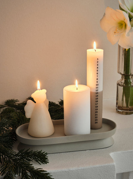 Broste Copenhagen, Kerze Engel, dusty rose