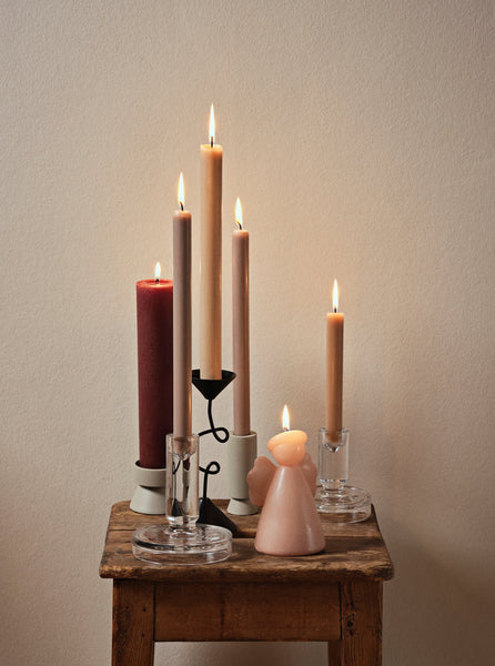 Broste Copenhagen, Kerze Engel, dusty rose