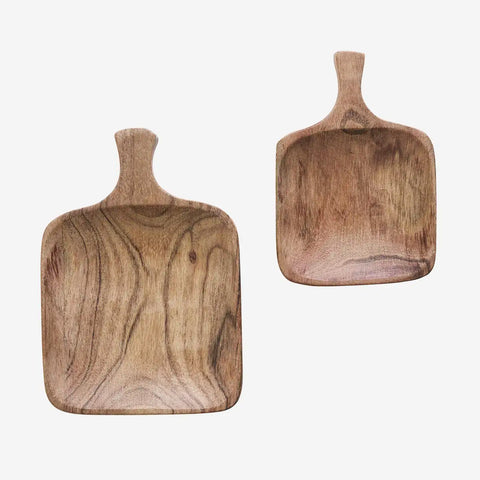 Madam Stoltz, Holztabletts, Set aus 2, klein