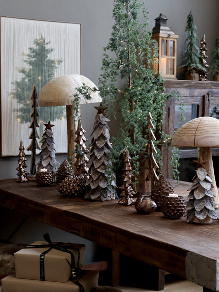 Chic Antique,  Weihnachtsbaum mit Glitzer, klein