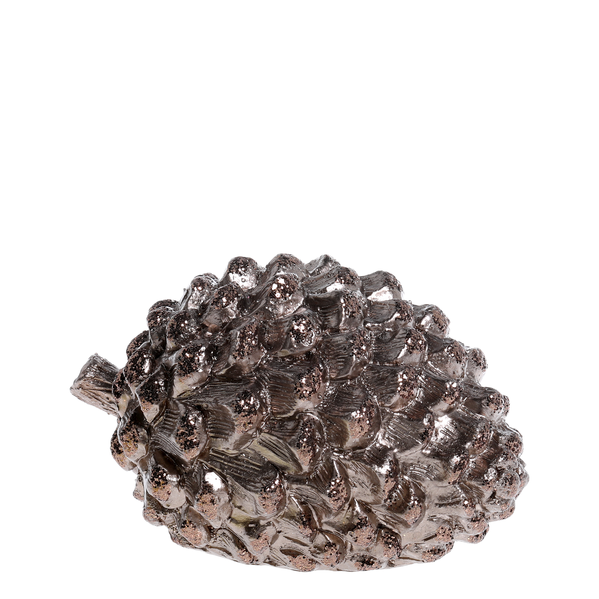 Chic Antique, Zapfen mit Glitzer, liegend