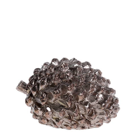 Chic Antique, Zapfen mit Glitzer, liegend