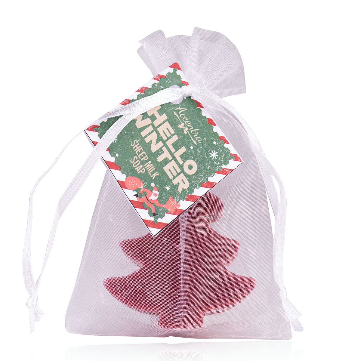 Accentra, HELLO WINTER - Schafmilchseife in Organzabeutel, 25 g