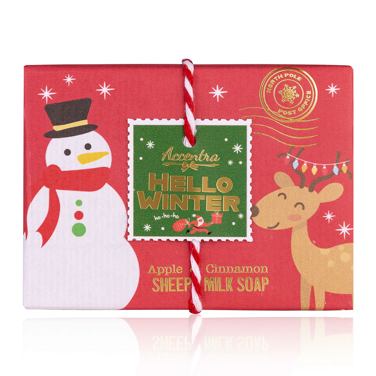 Accentra, HELLO WINTER - Schafmilchseife in Papierverpackung, 100 g