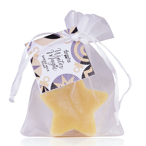 Accentra, WINTER MAGIC Schafmilchseife in Organzabeutel, 25 g