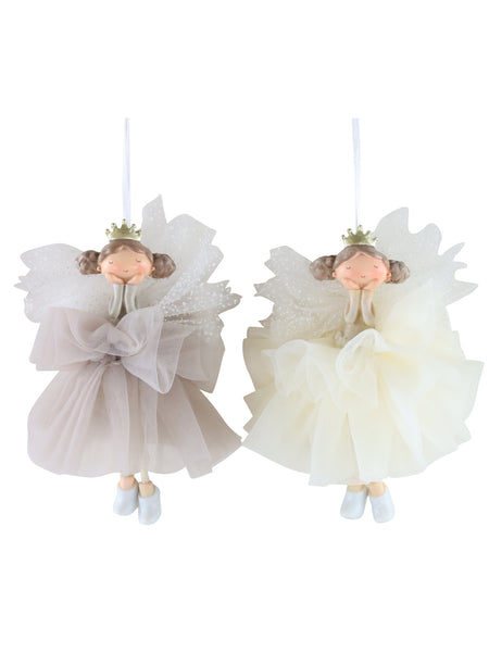 Hoff Interieur, Engelhänger Fairy Angel, Creme oder taupe