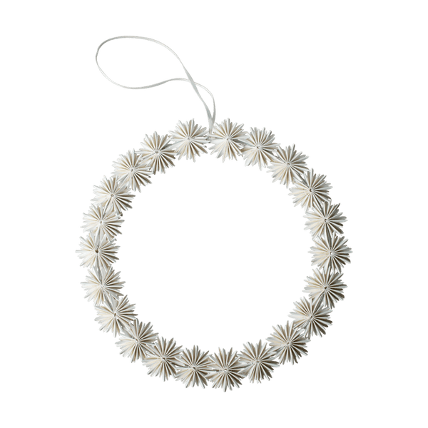 DBKD Paper FLAKE Wreath, 35 cm