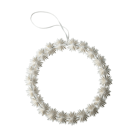 DBKD Paper FLAKE Wreath, 35 cm