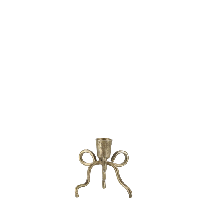 Chic Antique, Kerzenständer mit Schleife, klein