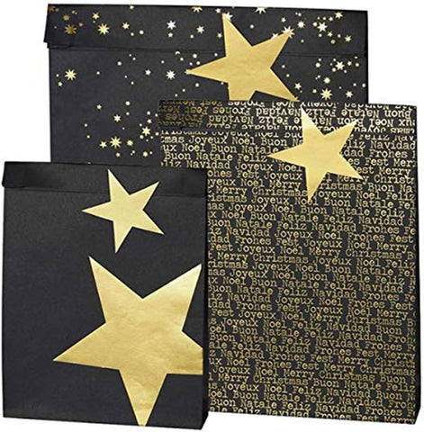 Räder, Geschenktüten "Black & Gold" Set aus 3