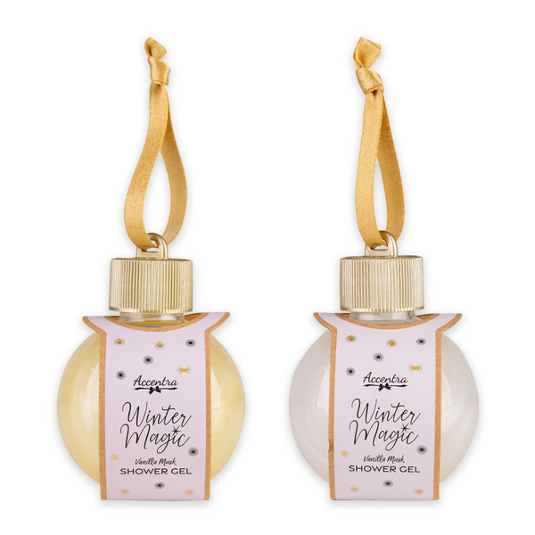 Accentra, WINTER MAGIC - Duschgel in Christbaumkugel, 60 ml