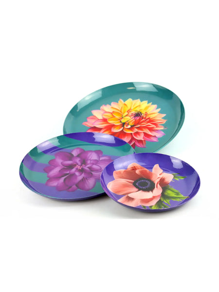 Hoff- Interieur, Tablettschalen Blossom, Set aus 3