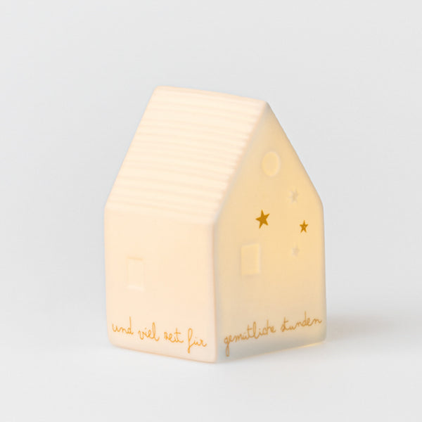 Räder, Mini LED Lichthaus "Zauberhaft"