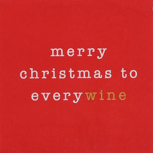 Räder, Weihnachtsservietten "Merry Christmas to everyWINE