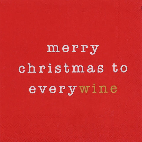 Räder, Weihnachtsservietten "Merry Christmas to everyWINE