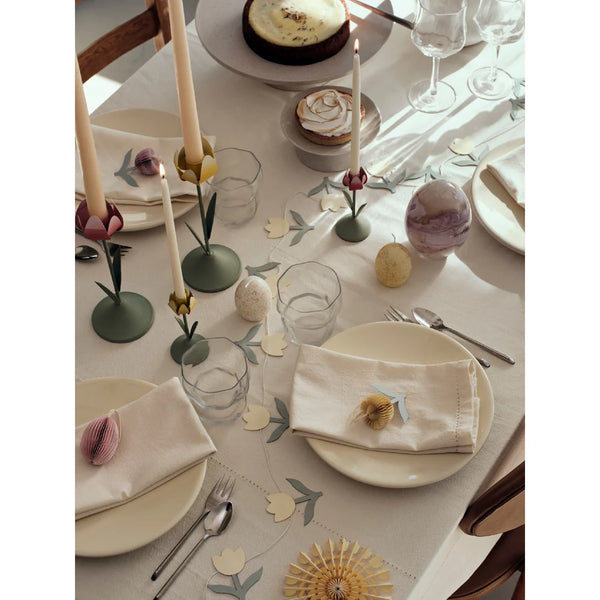 Broste Copenhagen, Tulip rosette, buttergelb oder salbeigrün