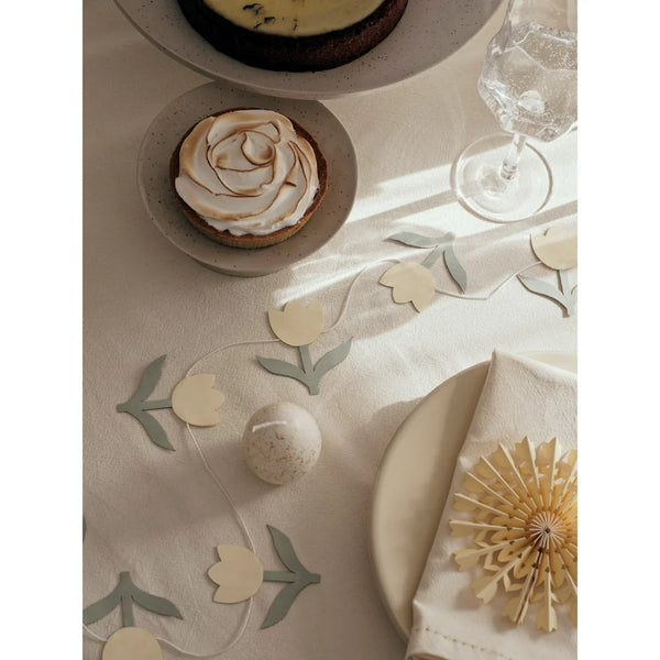 Broste Copenhagen, Tulip rosette, buttergelb oder salbeigrün