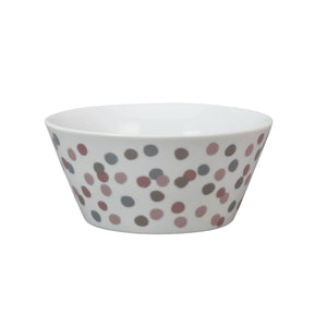 Krasilnikoff "Konfetti allover", Bowl, rose