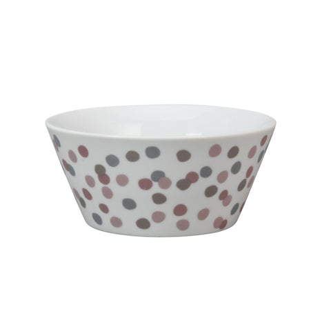 Krasilnikoff "Konfetti allover", Bowl, rose