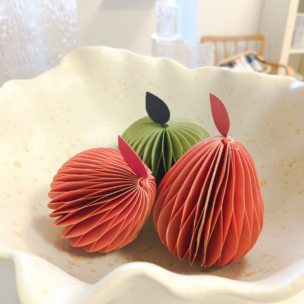 Broste Copenhagen, Papierornament Birne, dusty pink