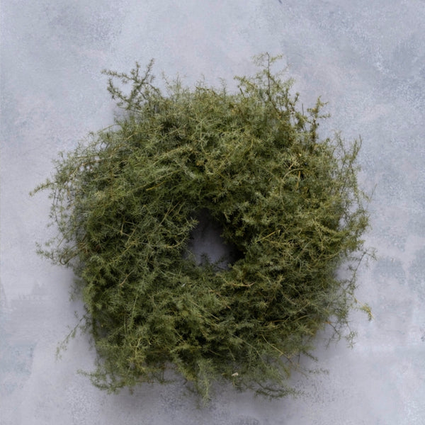 Couronne, Dekokranz aus Asparagus, grün 25 cm