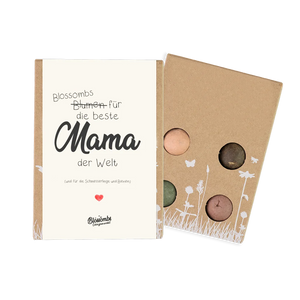 Blossombs Geschenkbox mini "für die beste Mama"