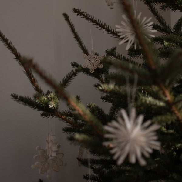 Weihnachtsaufhänger Schneeflocke, klein