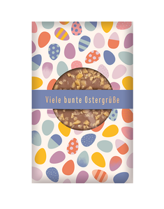 Grafik Werkstatt, Premium Schokolade"Viele bunte Ostergrüße" 30 g