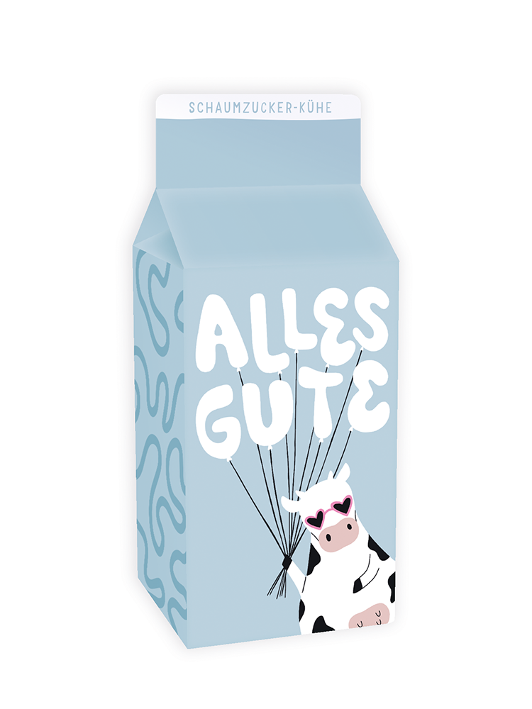 Grafik Werkstatt, Schaumzuckerkühe "Alles Gute"