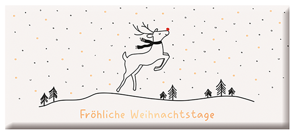 Grafik Werkstatt, Weihnachtsschokolade, verschiedene Motive, 30 g