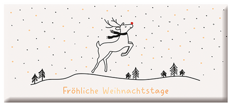 Grafik Werkstatt, Weihnachtsschokolade, verschiedene Motive, 30 g