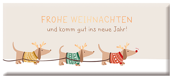 Grafik Werkstatt, Weihnachtsschokolade, verschiedene Motive, 30 g