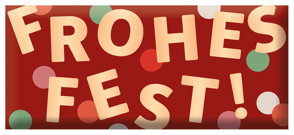 Grafik Werkstatt, Weihnachtsschokolade, verschiedene Motive, 30 g