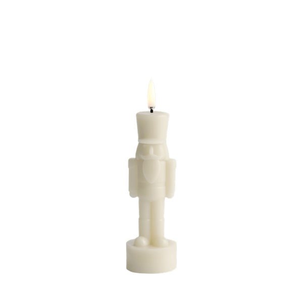 Uyuni-Lighting, LED Nutcracker Figure Candle, sandstone, groß