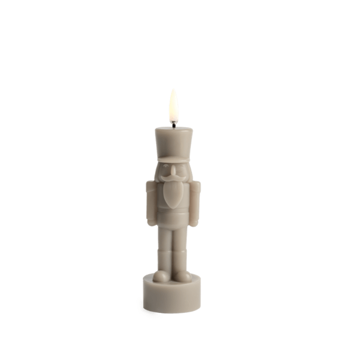 Uyuni-Lighting LED Nutcracker Figure Candle, grau, klein