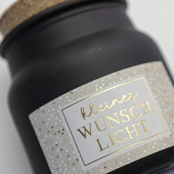 Grafik Werkstatt, Wohlfühl-Kerze " Wunschlicht"