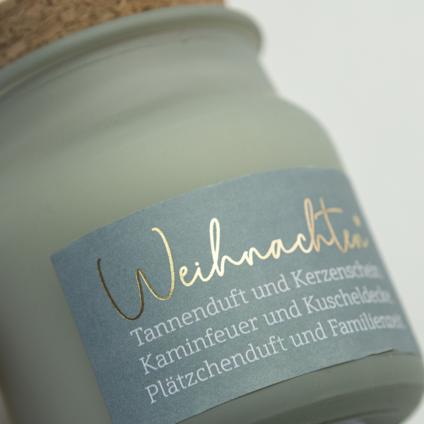 Grafik Werkstatt, Wohlfühl-Kerze "Weihnachten"
