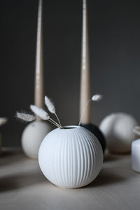 Storefactory, Vase "Vena", weiß S
