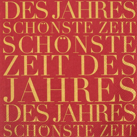 Räder, Weihnachtsserviette "Schönste Zeit des Jahres"