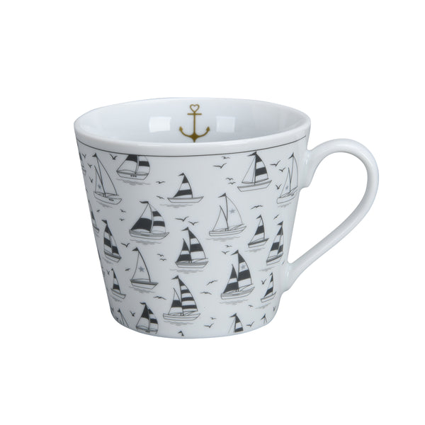 Tasse "Boats Charcoal"